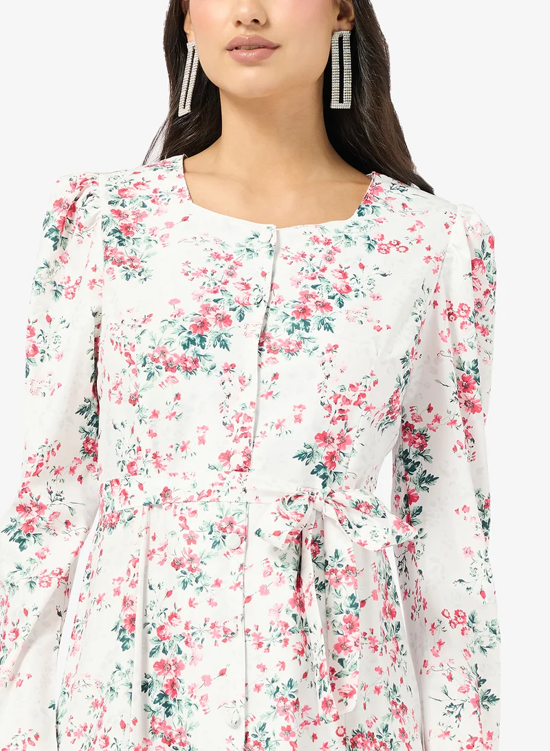 Khizana  Floral Print Dress for Women | Best Price UAE